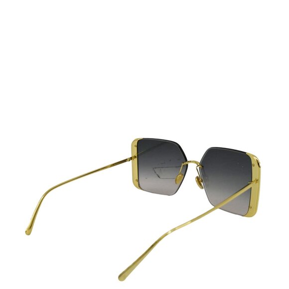 Louis Vuitton  LV Moon Z1994U Metal Frame Gradient Blue Square Sunglasses Gold - Picture 7 of 9